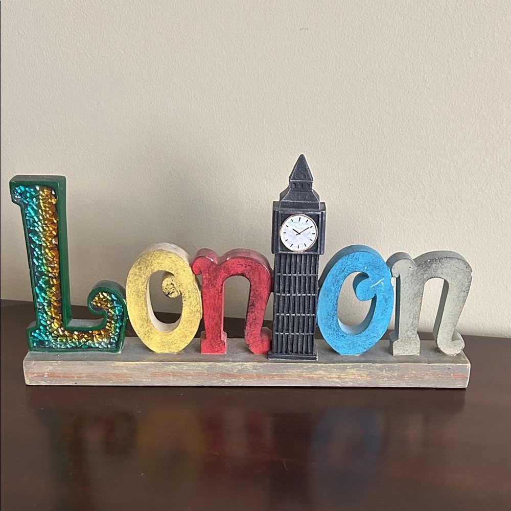 Colorful London Decorative Sign - Picture 1 of 1